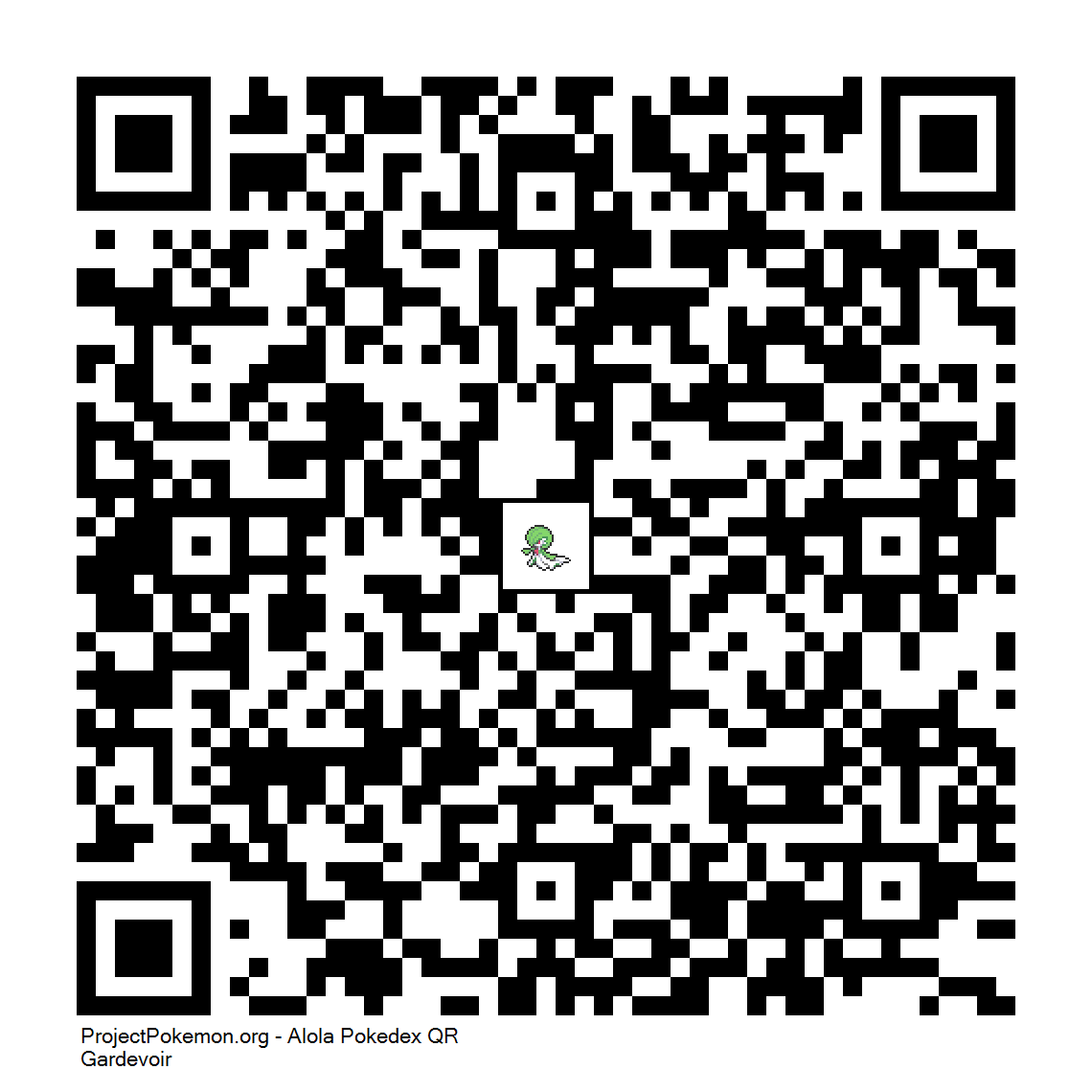 Cdigo QR de Gardevoir